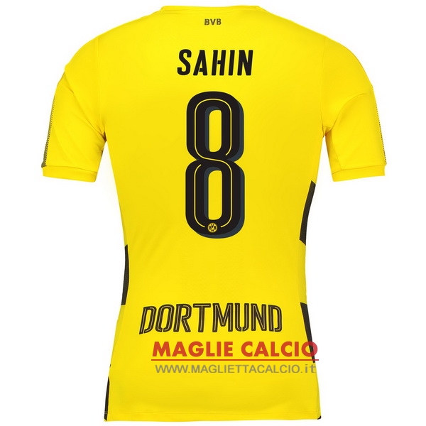 maglietta borussia dortmund 2017-2018 sahin 8 prima